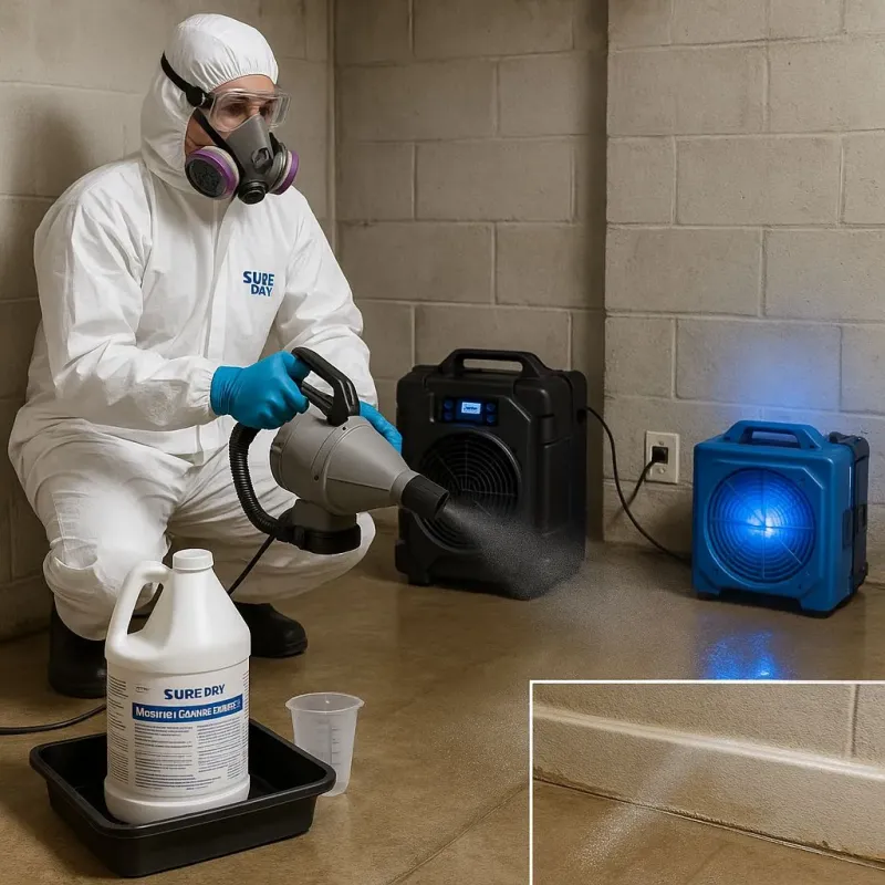 Sanitization and Odor Removal process in Hollis, NH