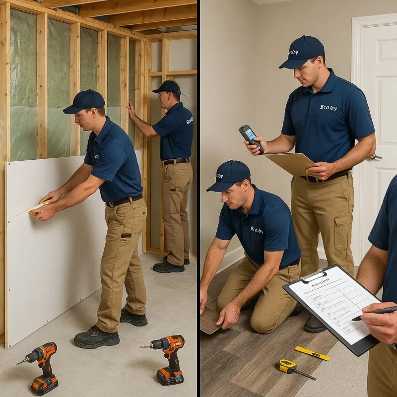 Repairs and Reconstruction process in Hollis, NH